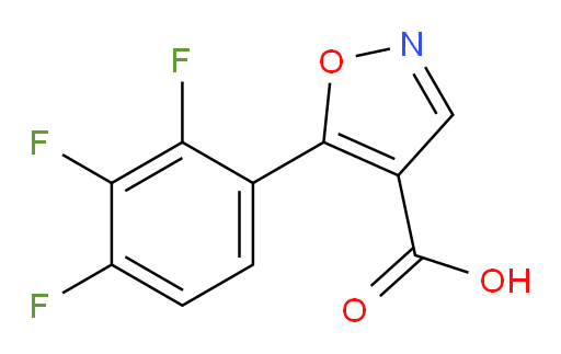 5-(2,3,4-trifluorophenyl)-1,2-oxazole-4-carboxylic acid
