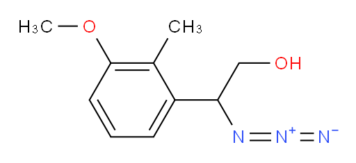 2-azido-2-(3-methoxy-2-methylphenyl)ethan-1-ol