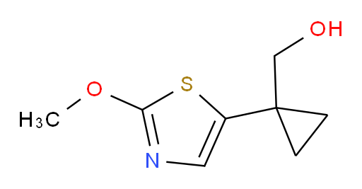 [1-(2-methoxy-1,3-thiazol-5-yl)cyclopropyl]methanol