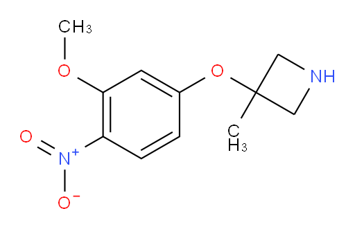 3-(3-methoxy-4-nitrophenoxy)-3-methylazetidine