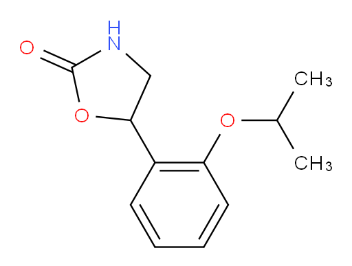 5-[2-(propan-2-yloxy)phenyl]-1,3-oxazolidin-2-one