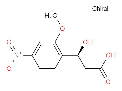 (3S)-3-hydroxy-3-(2-methoxy-4-nitrophenyl)propanoic acid