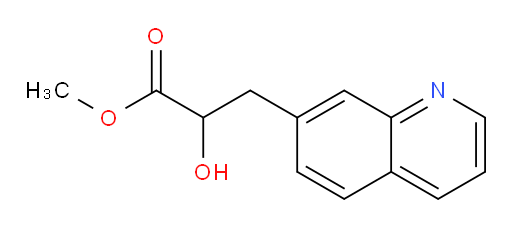 methyl 2-hydroxy-3-(quinolin-7-yl)propanoate