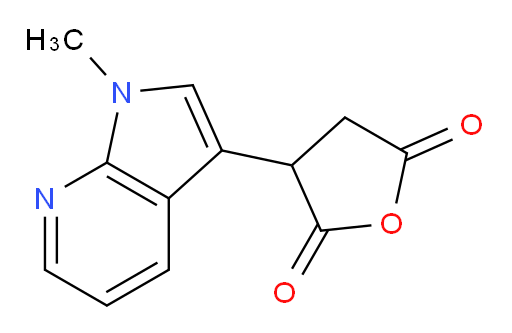 3-{1-methyl-1H-pyrrolo[2,3-b]pyridin-3-yl}oxolane-2,5-dione