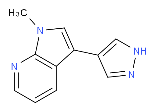 4-{1-methyl-1H-pyrrolo[2,3-b]pyridin-3-yl}-1H-pyrazole