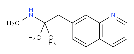 methyl[2-methyl-1-(quinolin-7-yl)propan-2-yl]amine