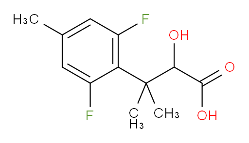 3-(2,6-difluoro-4-methylphenyl)-2-hydroxy-3-methylbutanoic acid