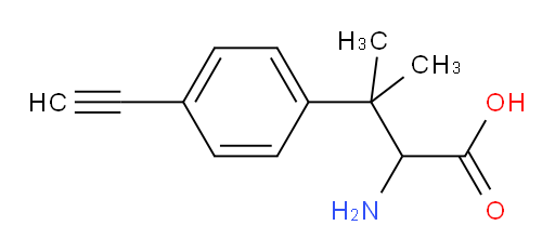 2-amino-3-(4-ethynylphenyl)-3-methylbutanoic acid