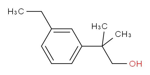 2-(3-ethylphenyl)-2-methylpropan-1-ol
