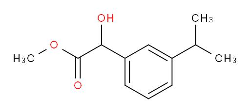 methyl 2-hydroxy-2-[3-(propan-2-yl)phenyl]acetate