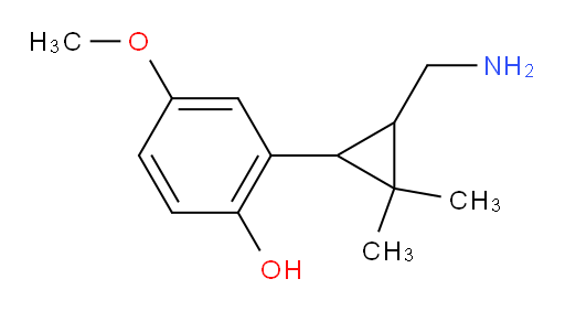 2-[3-(aminomethyl)-2,2-dimethylcyclopropyl]-4-methoxyphenol