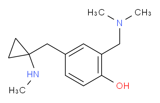 2-[(dimethylamino)methyl]-4-{[1-(methylamino)cyclopropyl]methyl}phenol