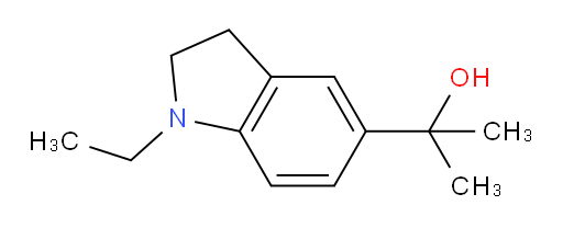 2-(1-ethyl-2,3-dihydro-1H-indol-5-yl)propan-2-ol