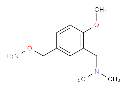 ({5-[(aminooxy)methyl]-2-methoxyphenyl}methyl)dimethylamine