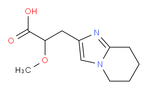3-{5H,6H,7H,8H-imidazo[1,2-a]pyridin-2-yl}-2-methoxypropanoic acid