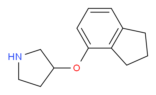3-(2,3-dihydro-1H-inden-4-yloxy)pyrrolidine