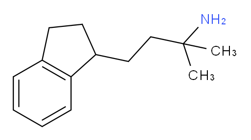4-(2,3-dihydro-1H-inden-1-yl)-2-methylbutan-2-amine