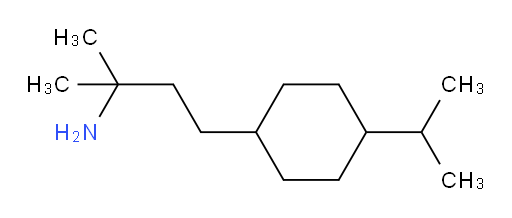 2-methyl-4-[4-(propan-2-yl)cyclohexyl]butan-2-amine