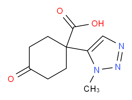 1-(1-methyl-1H-1,2,3-triazol-5-yl)-4-oxocyclohexane-1-carboxylic acid