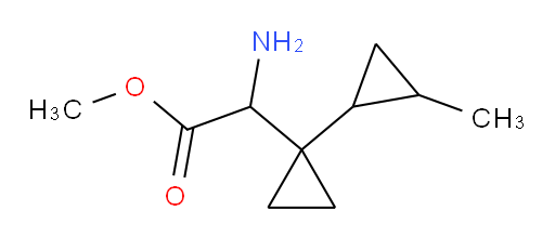 methyl 2-amino-2-[1-(2-methylcyclopropyl)cyclopropyl]acetate