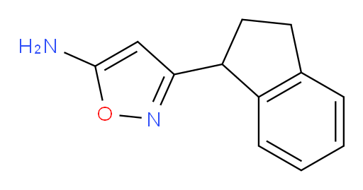 3-(2,3-dihydro-1H-inden-1-yl)-1,2-oxazol-5-amine