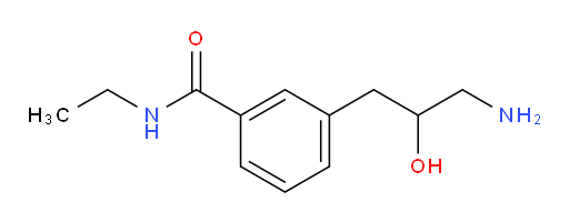 3-(3-amino-2-hydroxypropyl)-N-ethylbenzamide