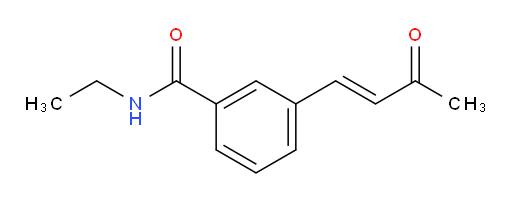 N-ethyl-3-(3-oxobut-1-en-1-yl)benzamide