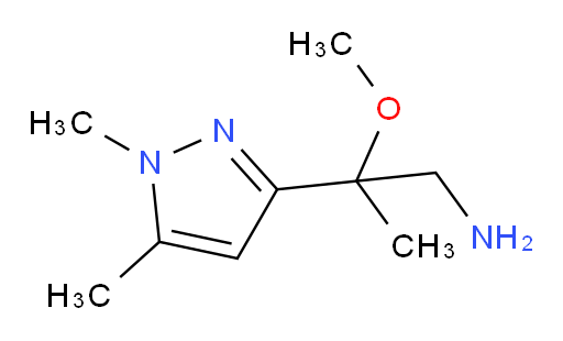 2-(1,5-dimethyl-1H-pyrazol-3-yl)-2-methoxypropan-1-amine