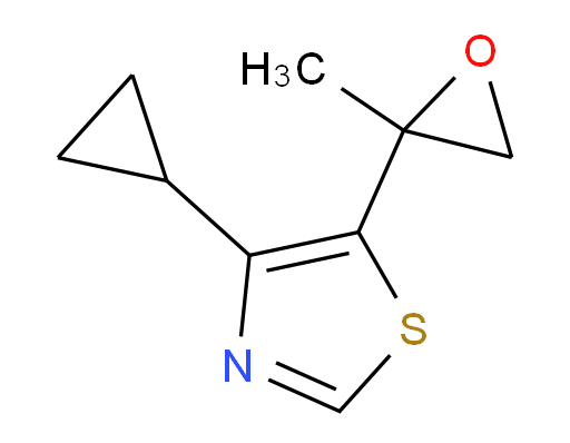 4-cyclopropyl-5-(2-methyloxiran-2-yl)-1,3-thiazole