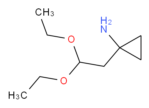 1-(2,2-diethoxyethyl)cyclopropan-1-amine