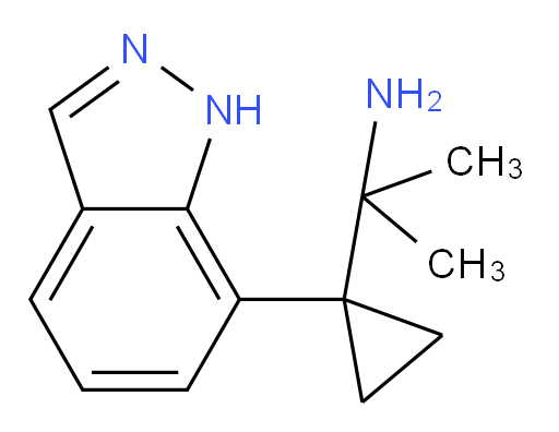 2-[1-(1H-indazol-7-yl)cyclopropyl]propan-2-amine