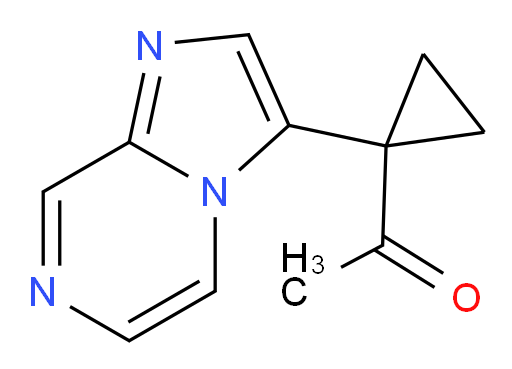 1-(1-{imidazo[1,2-a]pyrazin-3-yl}cyclopropyl)ethan-1-one