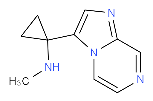 1-{imidazo[1,2-a]pyrazin-3-yl}-N-methylcyclopropan-1-amine