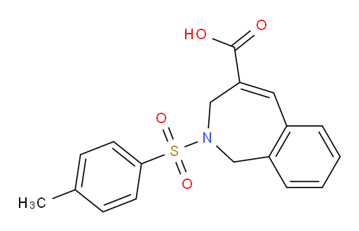 2-(4-methylbenzenesulfonyl)-2,3-dihydro-1H-2-benzazepine-4-carboxylic acid