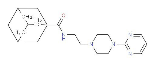N-{2-[4-(pyrimidin-2-yl)piperazin-1-yl]ethyl}adamantane-1-carboxamide