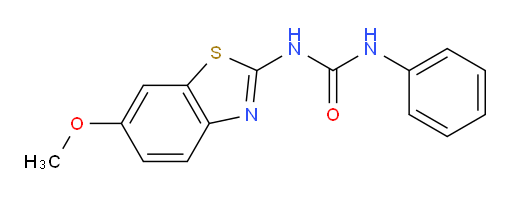 3-(6-methoxy-1,3-benzothiazol-2-yl)-1-phenylurea