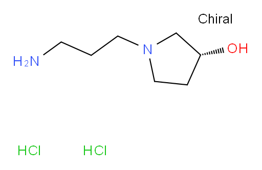 (3R)-1-(3-aminopropyl)pyrrolidin-3-ol dihydrochloride
