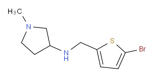 N-[(5-bromothiophen-2-yl)methyl]-1-methylpyrrolidin-3-amine
