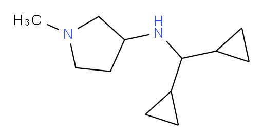 N-(dicyclopropylmethyl)-1-methylpyrrolidin-3-amine