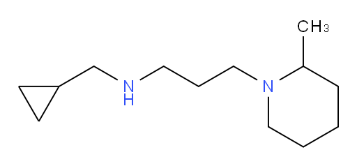 (cyclopropylmethyl)[3-(2-methylpiperidin-1-yl)propyl]amine