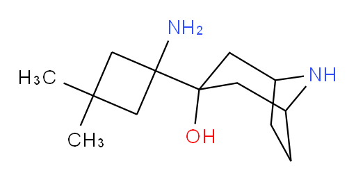3-(1-amino-3,3-dimethylcyclobutyl)-8-azabicyclo[3.2.1]octan-3-ol