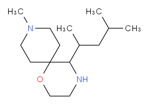 9-methyl-5-(4-methylpentan-2-yl)-1-oxa-4,9-diazaspiro[5.5]undecane
