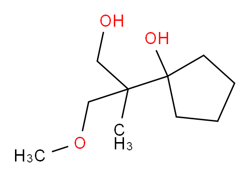 1-(1-hydroxy-3-methoxy-2-methylpropan-2-yl)cyclopentan-1-ol