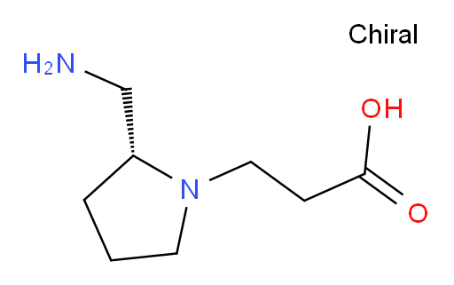 3-[(2R)-2-(aminomethyl)pyrrolidin-1-yl]propanoic acid