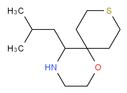 5-(2-methylpropyl)-1-oxa-9-thia-4-azaspiro[5.5]undecane