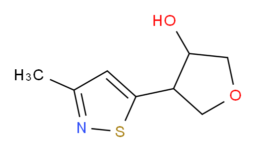 4-(3-methyl-1,2-thiazol-5-yl)oxolan-3-ol