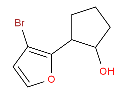 2-(3-bromofuran-2-yl)cyclopentan-1-ol