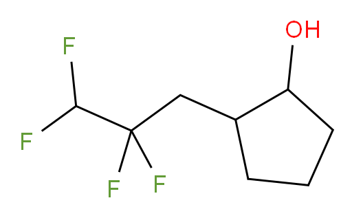 2-(2,2,3,3-tetrafluoropropyl)cyclopentan-1-ol