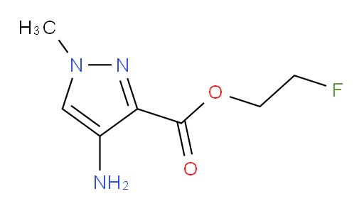 2-fluoroethyl 4-amino-1-methyl-1H-pyrazole-3-carboxylate