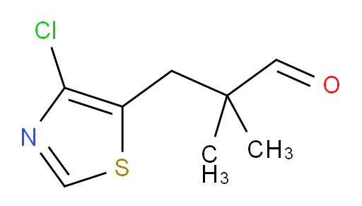 3-(4-chloro-1,3-thiazol-5-yl)-2,2-dimethylpropanal